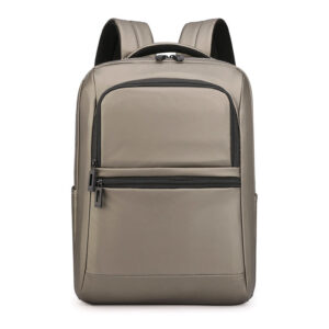 Gold Customized Waterproof Travel Business Men Backpack Bags Laptop with Usb Charger-5